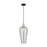 Innovations Chelsea 1Lt 8" Cord Mini Pendant, BKBS/Smoke - 716-1P-BAB-G456-8SM
