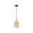 Innovations Preston 1Lt 6" Flute Cord Mini Pendant, BKS/MC - 716-1P-BAB-G457-6ME
