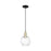 Innovations Preston 1Lt 7" Globe Cord Mini Pendant, BKS/CL - 716-1P-BAB-G458-7CL