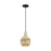 Innovations Preston 1Lt 7" Globe Cord Mini Pendant, BKS/MC - 716-1P-BAB-G458-7ME