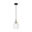 Innovations Preston 1Lt 6" Bell Cord Mini Pendant, BKS/CL - 716-1P-BAB-G459-6CL