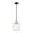 Innovations Preston 7" Jar Cord Mini Pendant, BKS/CL Jar - 716-1P-BAB-G460-7CL
