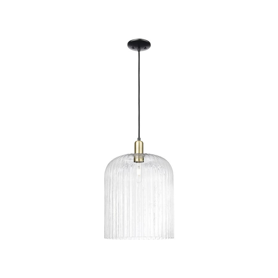 Innovations Bridal Veil 1Lt 12" Cord Mini Pendant, BKS/CL - 716-1P-BAB-G559-12CL
