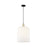 Innovations BV 1Lt 12" Cord Mini Pendant, BKS/GW - 716-1P-BAB-G559-12GWH