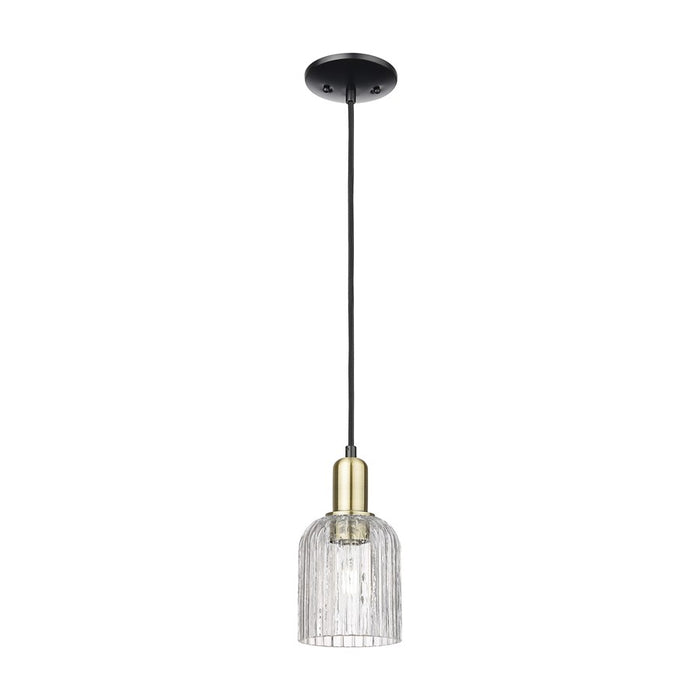 Innovations Bridal Veil 1Lt 5" Cord Mini Pendant, BKS/CL - 716-1P-BAB-G559-5CL