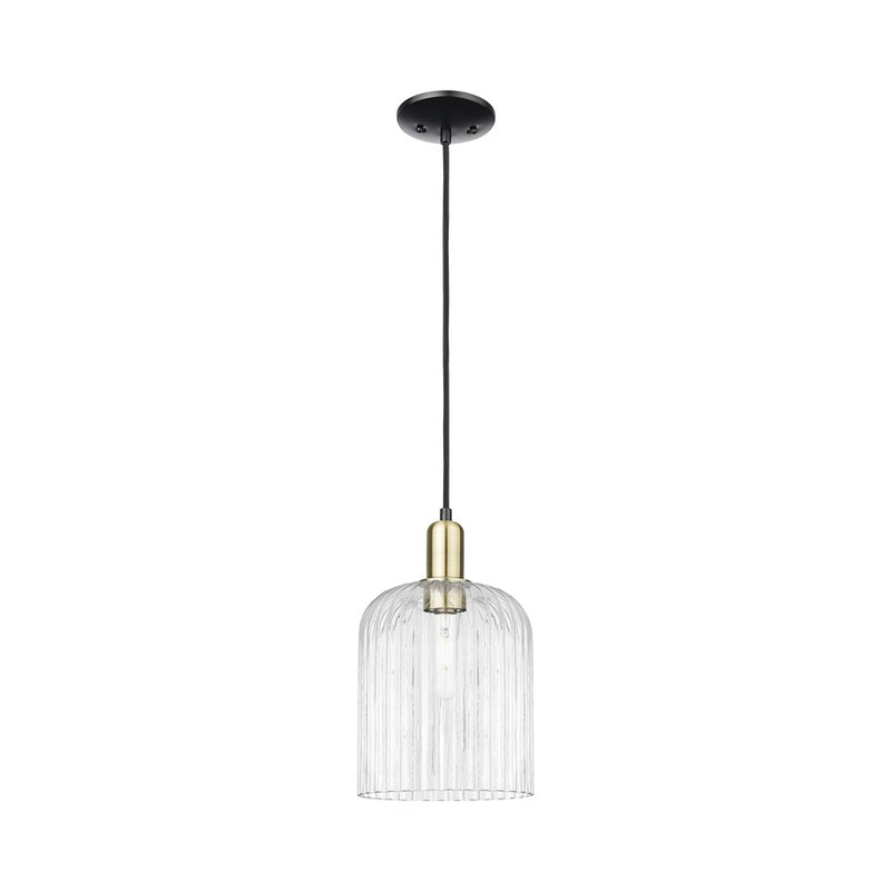 Innovations Bridal Veil 1Lt 8" Cord Mini Pendant, BKS/CL - 716-1P-BAB-G559-8CL