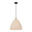 Innovations NB Dome 1Lt 16" Cord Mini Pendant, BKS/NF - 716-1P-BAB-NBD-16-NAT