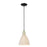 Innovations NB Dome 1Lt 8" Cord Mini Pendant, BKS/NF - 716-1P-BAB-NBD-75-NAT