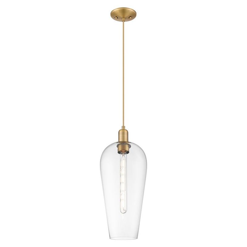 Innovations Chelsea 8" Cord Mini Pendant, BB/Clear - 716-1P-BB-G456-8CL