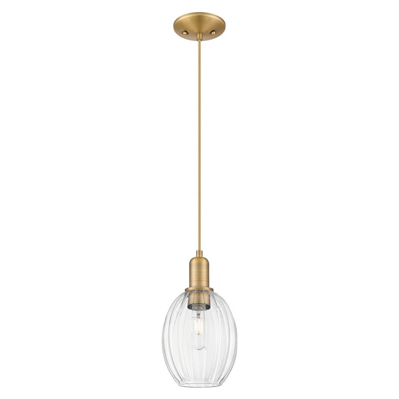 Innovations Preston 6" Bell Cord Mini Pendant, BB/Clear - 716-1P-BB-G459-6CL