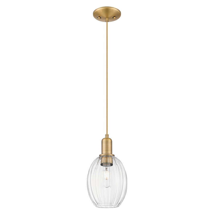 Innovations Preston 6" Bell Cord Mini Pendant, BB/Clear - 716-1P-BB-G459-6CL