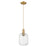 Innovations Preston 7" Jar Cord Mini Pendant, BB/Clear - 716-1P-BB-G460-7CL