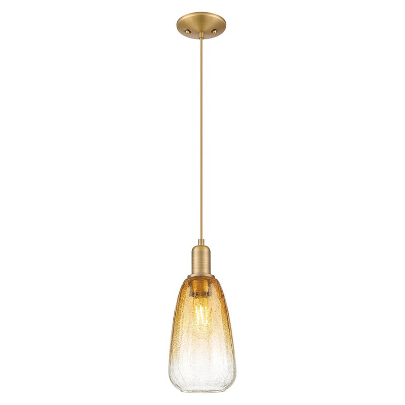Innovations Brookhaven Almond 6" Cord Mini Pendant, BB/AM - 716-1P-BB-G480-6AM