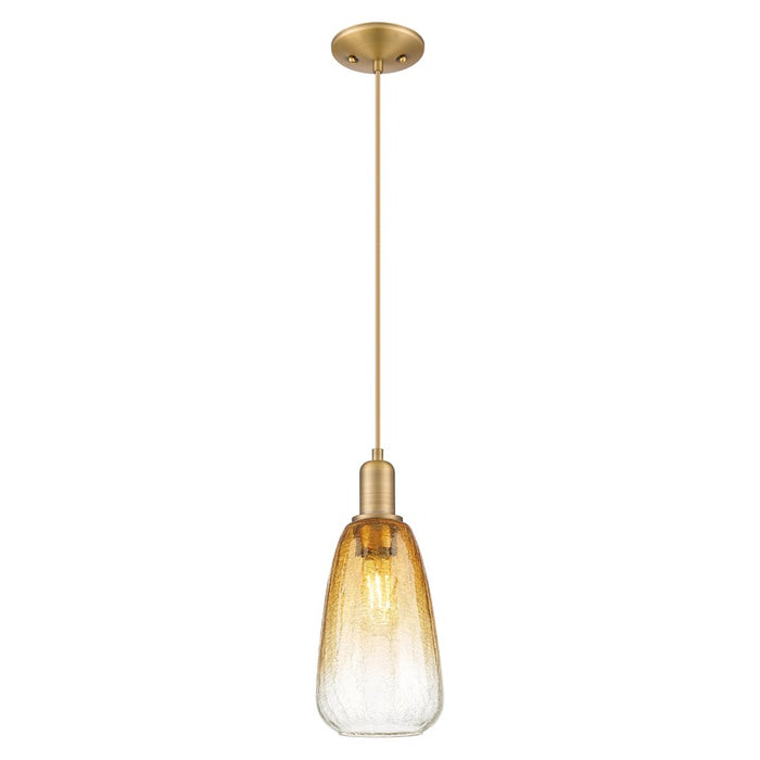 Innovations Brookhaven Almond 6" Cord Mini Pendant, BB/AM - 716-1P-BB-G480-6AM