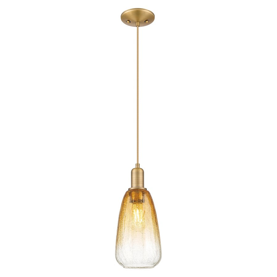 Innovations Brookhaven Almond 6" Cord Mini Pendant, BB/AM - 716-1P-BB-G480-6AM