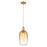 Innovations Brookhaven Cloche 7" Cord Mini Pendant, BB/AM - 716-1P-BB-G482-7AM