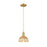 Innovations NB Dome 1Lt 8" Cord Mini Pendant/BB/NF - 716-1P-BB-NBD2-75-NAT