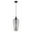 Innovations Chelsea 1Lt 8" Cord Mini Pendant, Black/Smoke - 716-1P-BK-G456-8SM