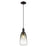 Innovations Brookhaven Almond 6" Cord Mini Pendant, BK/ST - 716-1P-BK-G480-6SL