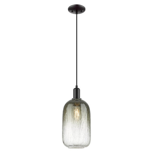 Innovations Brookhaven Cloche 7" Cord Mini Pendant, BK/ST - 716-1P-BK-G482-7SL