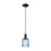 Innovations Bridal Veil 1Lt 5" Cord Mini Pendant, BK/BL - 716-1P-BK-G559-5BL