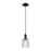 Innovations Bridal Veil 1Lt 5" Cord Mini Pendant, BK/Clear - 716-1P-BK-G559-5CL