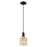 Innovations Bridal Veil 5" Cord Mini Pendant, Black/Mercury - 716-1P-BK-G559-5ME