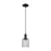 Innovations Bridal Veil 1Lt 5" Cord Mini Pendant, BK/SM - 716-1P-BK-G559-5SM