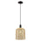 Innovations Bridal Veil 8" Cord Mini Pendant, Black/Mercury - 716-1P-BK-G559-8ME