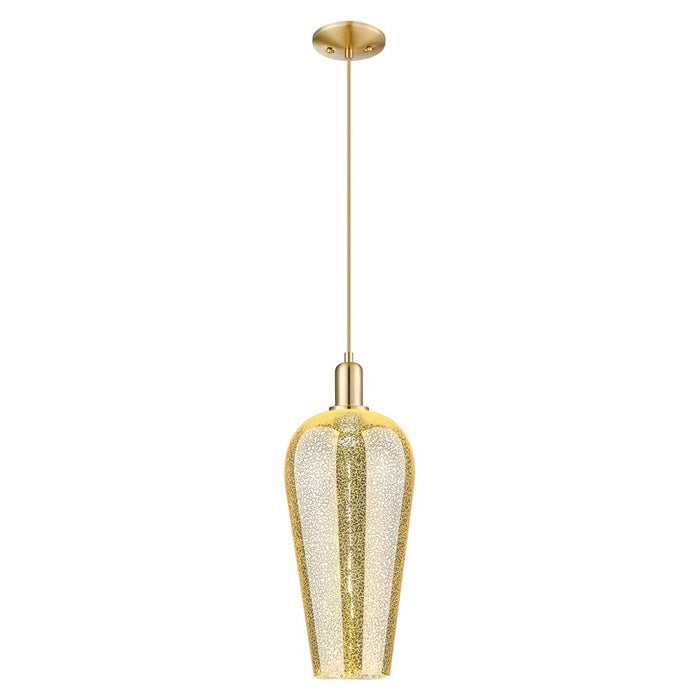 Innovations Chelsea 8" Cord Mini Pendant, Bronze/Mercury - 716-1P-CB-G456-8ME