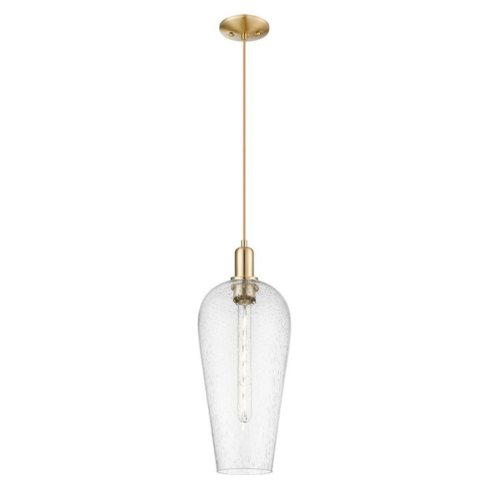 Innovations Chelsea 1Lt 8" Cord Mini Pendant, Bronze/Seedy - 716-1P-CB-G456-8SDY