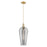 Innovations Chelsea 1Lt 8" Cord Mini Pendant, Bronze/Smoke - 716-1P-CB-G456-8SM