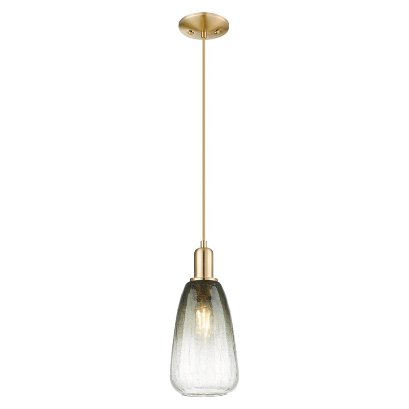 Innovations Brookhaven Almond 6" Cord Mini Pendant, BZ/ST - 716-1P-CB-G480-6SL