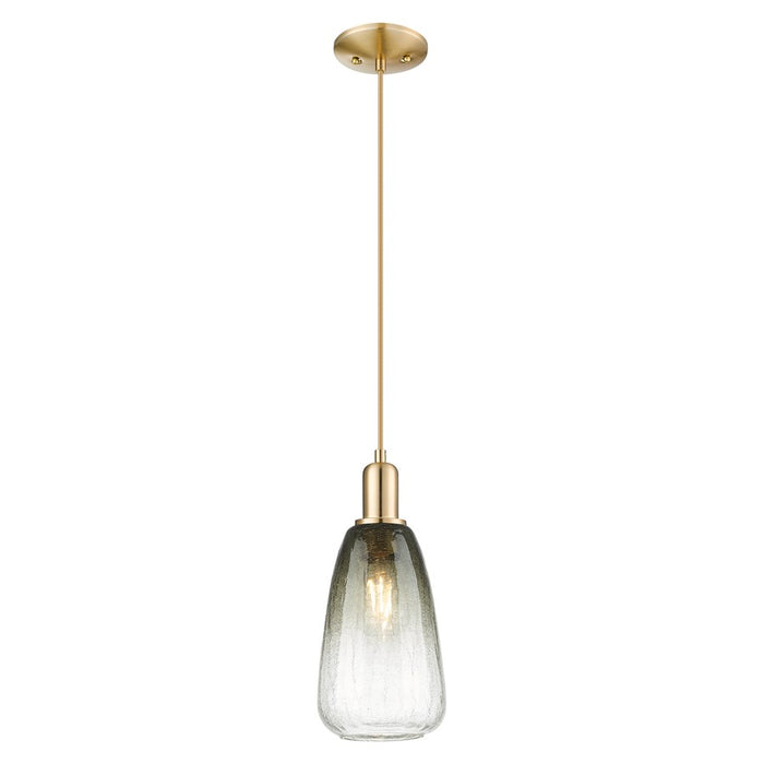 Innovations Brookhaven Almond 6" Cord Mini Pendant, BZ/ST - 716-1P-CB-G480-6SL