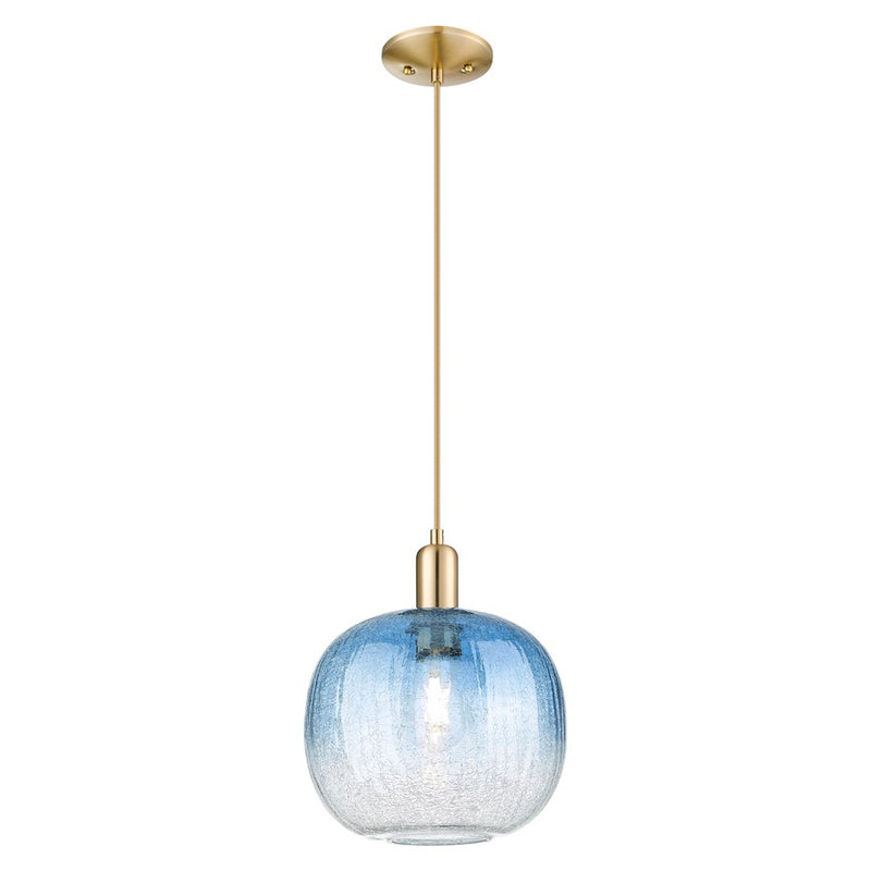 Innovations Brookhaven Sphere 10" Cord Mini Pendant, BZ/CL - 716-1P-CB-G481-10SB