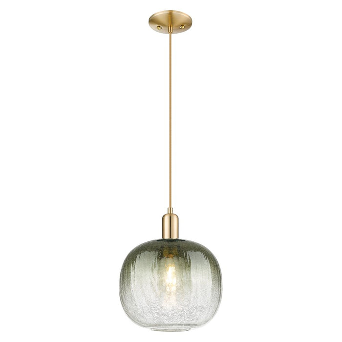 Innovations Brookhaven Sphere 10" Cord Mini Pendant, BZ/ST - 716-1P-CB-G481-10SL
