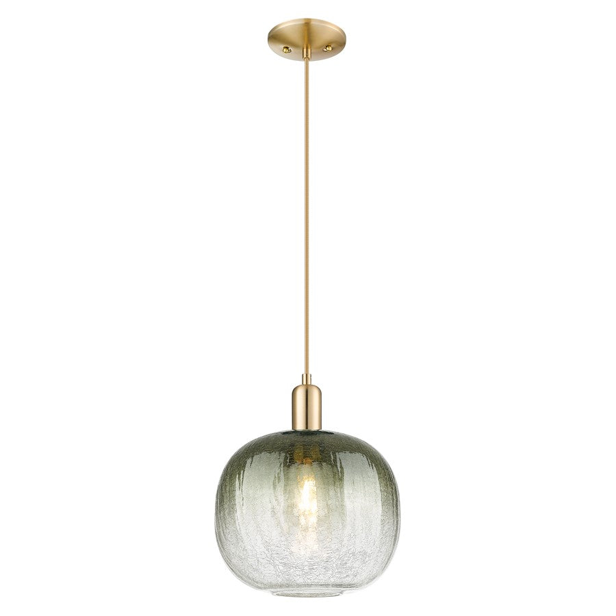 Innovations Brookhaven Sphere 10" Cord Mini Pendant, BZ/ST - 716-1P-CB-G481-10SL