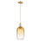Innovations Brookhaven Cloche 7" Cord Mini Pendant, BZ/AM - 716-1P-CB-G482-7AM