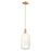 Innovations Brookhaven Cloche 7" Cord Mini Pendant, BZ/Opal - 716-1P-CB-G482-7OP