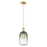 Innovations Brookhaven Cloche 7" Cord Mini Pendant, BZ/ST - 716-1P-CB-G482-7SL