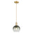 Innovations Brookhaven Globe 8" Cord Mini Pendant, BZ/ST - 716-1P-CB-G483-8SL
