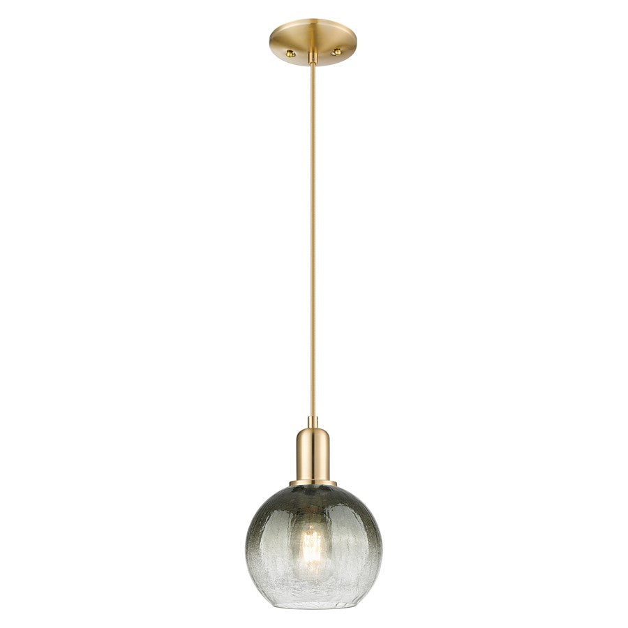 Innovations Brookhaven Globe 8" Cord Mini Pendant, BZ/ST - 716-1P-CB-G483-8SL