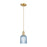Innovations Bridal Veil 1Lt 5" Cord Mini Pendant, CBZ/Blue - 716-1P-CB-G559-5BL