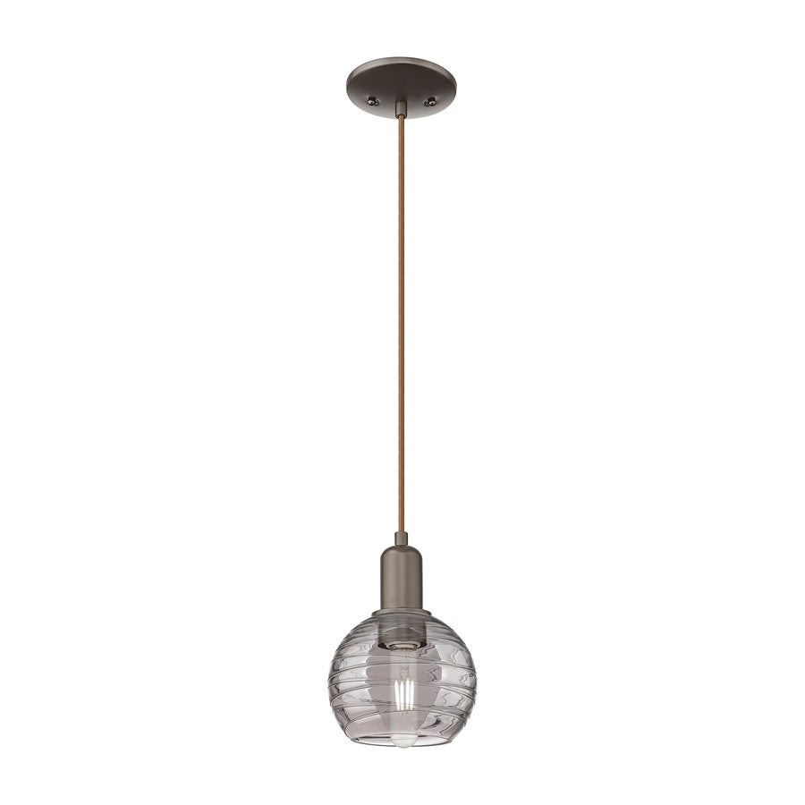 Innovations Athens DS 1Lt 6" Cord Mini Pendant, OB/SDS - 716-1P-OB-G1213-6SM