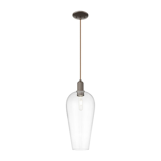 Innovations Chelsea 1Lt 8" Cord Mini Pendant, OB/Clear - 716-1P-OB-G456-8CL