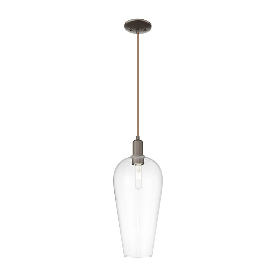 Innovations Chelsea 1Lt 8" Cord Mini Pendant, OB/Clear - 716-1P-OB-G456-8CL