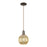 Innovations Preston 1Lt 7" Globe Cord Mini Pendant, OB/MC - 716-1P-OB-G458-7ME