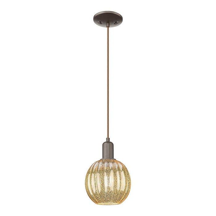 Innovations Preston 1Lt 7" Globe Cord Mini Pendant, OB/MC - 716-1P-OB-G458-7ME