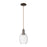 Innovations Preston 1Lt 6" Bell Cord Mini Pendant, OB/Clear - 716-1P-OB-G459-6CL