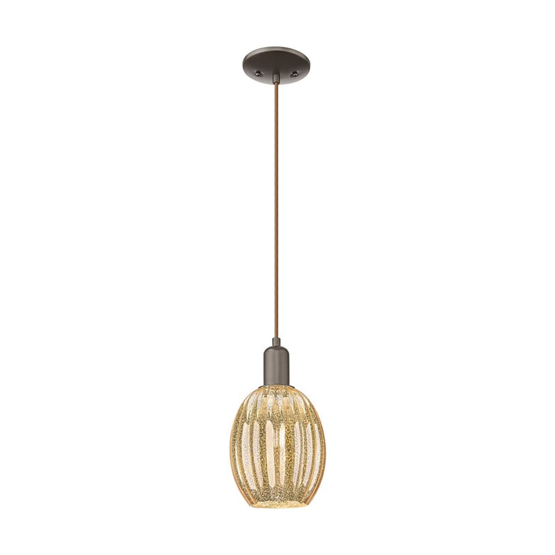 Innovations Preston 1Lt 6" Bell Cord Mini Pendant, OB/MC - 716-1P-OB-G459-6ME